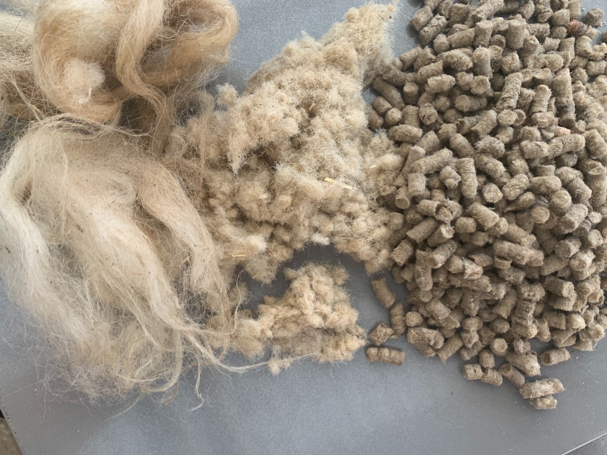 Toepassingen voor wolpellets